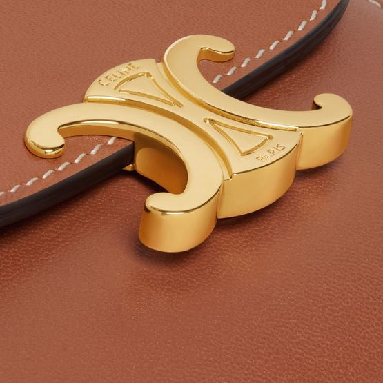 CELINE Small flap wallet in shiny smooth lambskin - Image 5