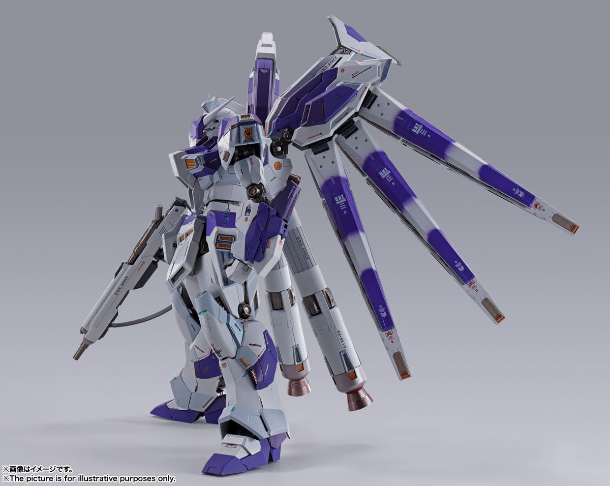 METAL BUILD BAS62996 Mobile Suit Gundam Char's Counterattack Bertochka Children Hi-V Gundam, Approx. 8.1 inches (205 mm), ABS & PVC & Die-Cast Pre-Painted Action Figure