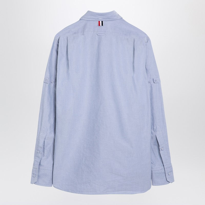 Thom Thom Browne ライトブルー コットン ボタンダウン シャツ - Image 5