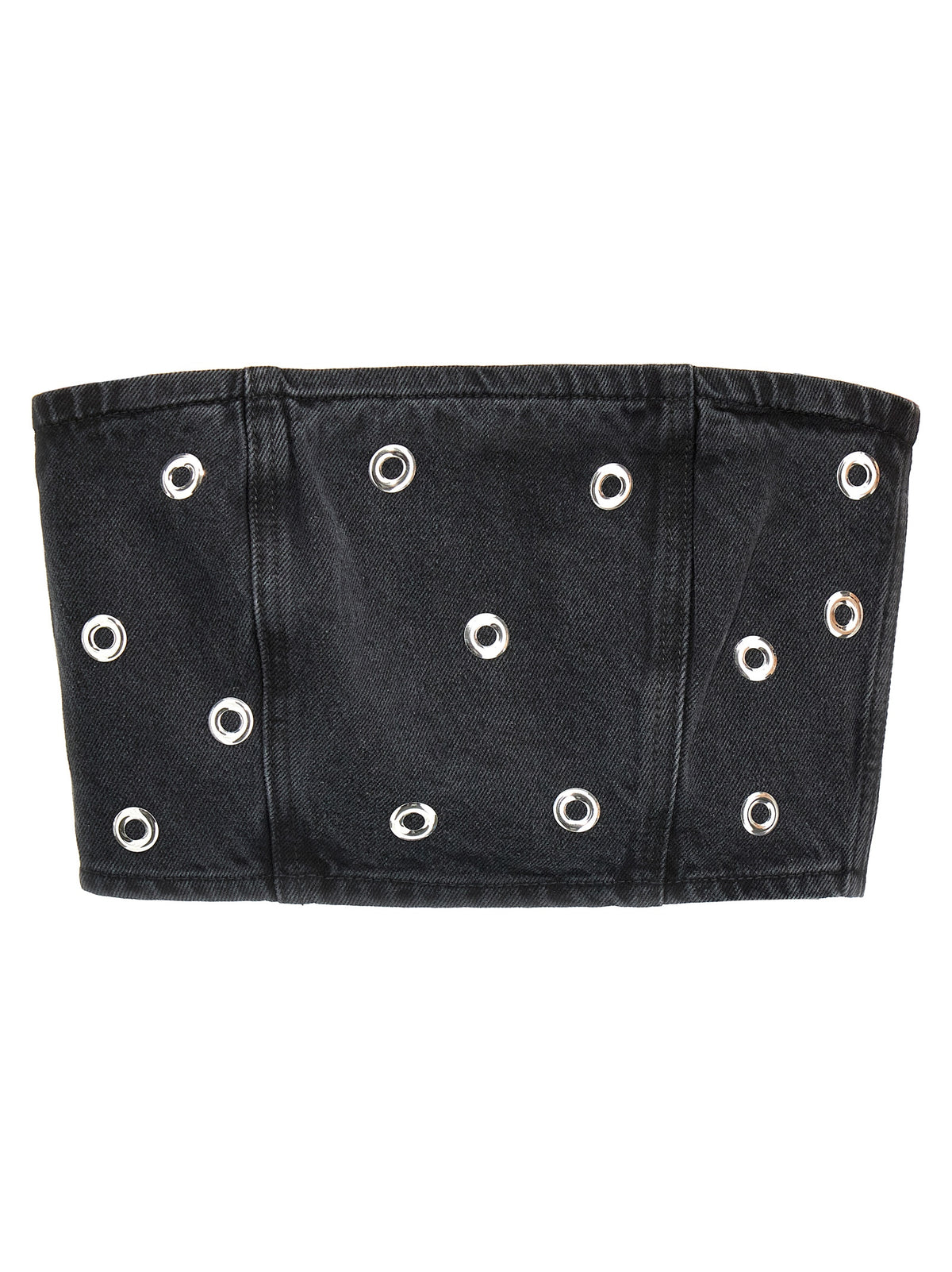 Rotate Rotate Birger Christensen 'Studded Denim' Top - Image 5