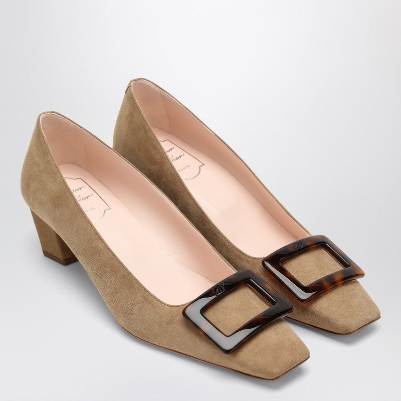 Roger Roger Vivier Belle Vivier TobaccoSuededécolletté - Image 5