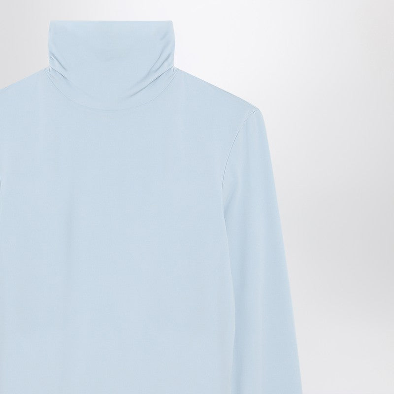 Sportmax SportMax Light Blue Jersey Knit Turtleneckセーター - Image 5