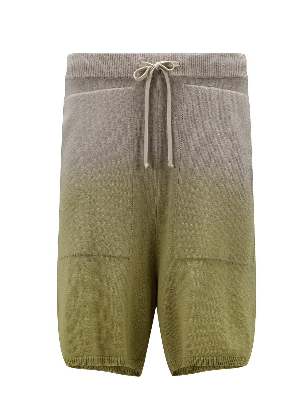 Rick Moncler X Rick Owens Gradient Effect Cashmere Shorts - Image 5