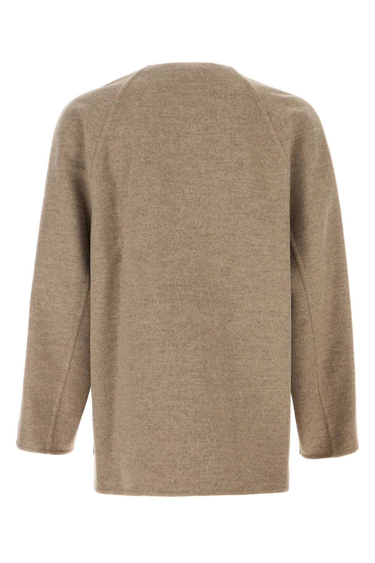 Bottega Bottega Veneta Dove Grey Wool Blend Cardigan - Image 5