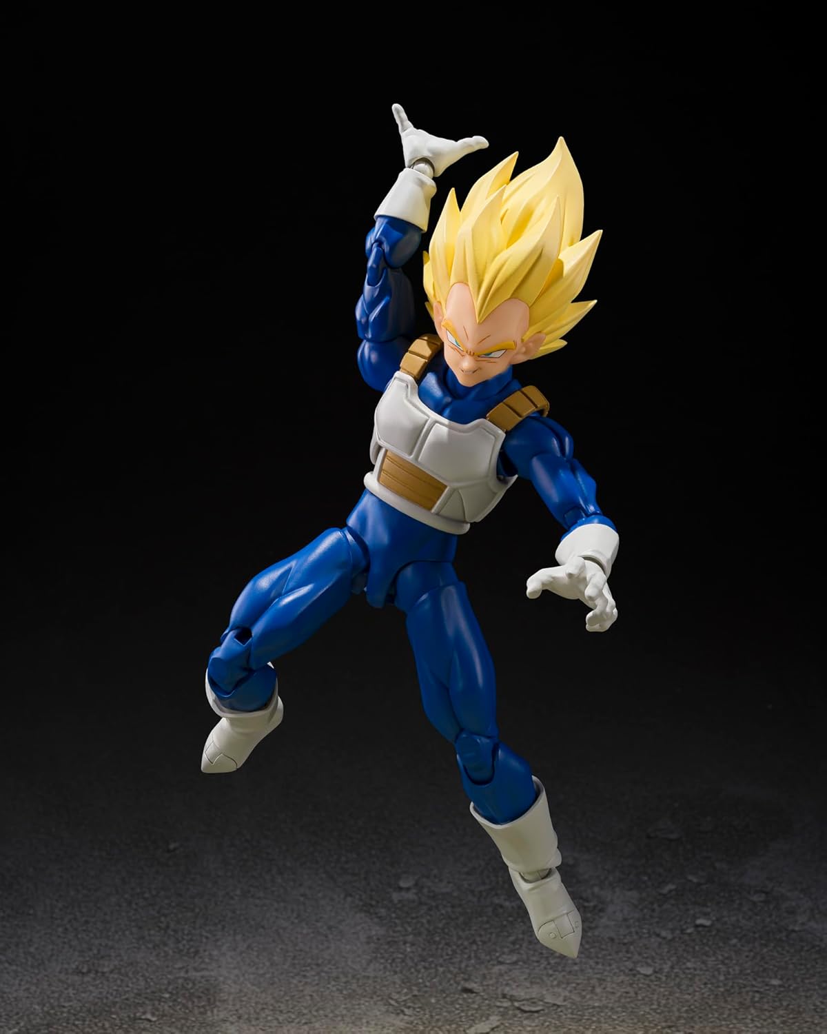 Tamashi Nations S.H. Figuarts Dragon Ball Z Super Saiyan Vegeta (Dangerous Pride), Approximately 5.3 inches (135 mm), PVC & ABS Pre-painted Action Figure