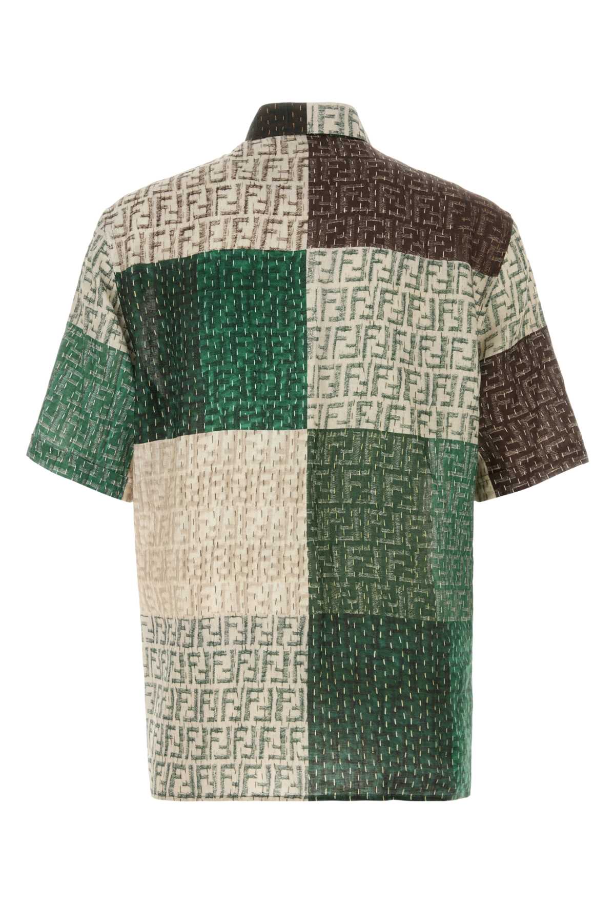 Fendi フェンディマルチカラーリネンシャツ - Image 5