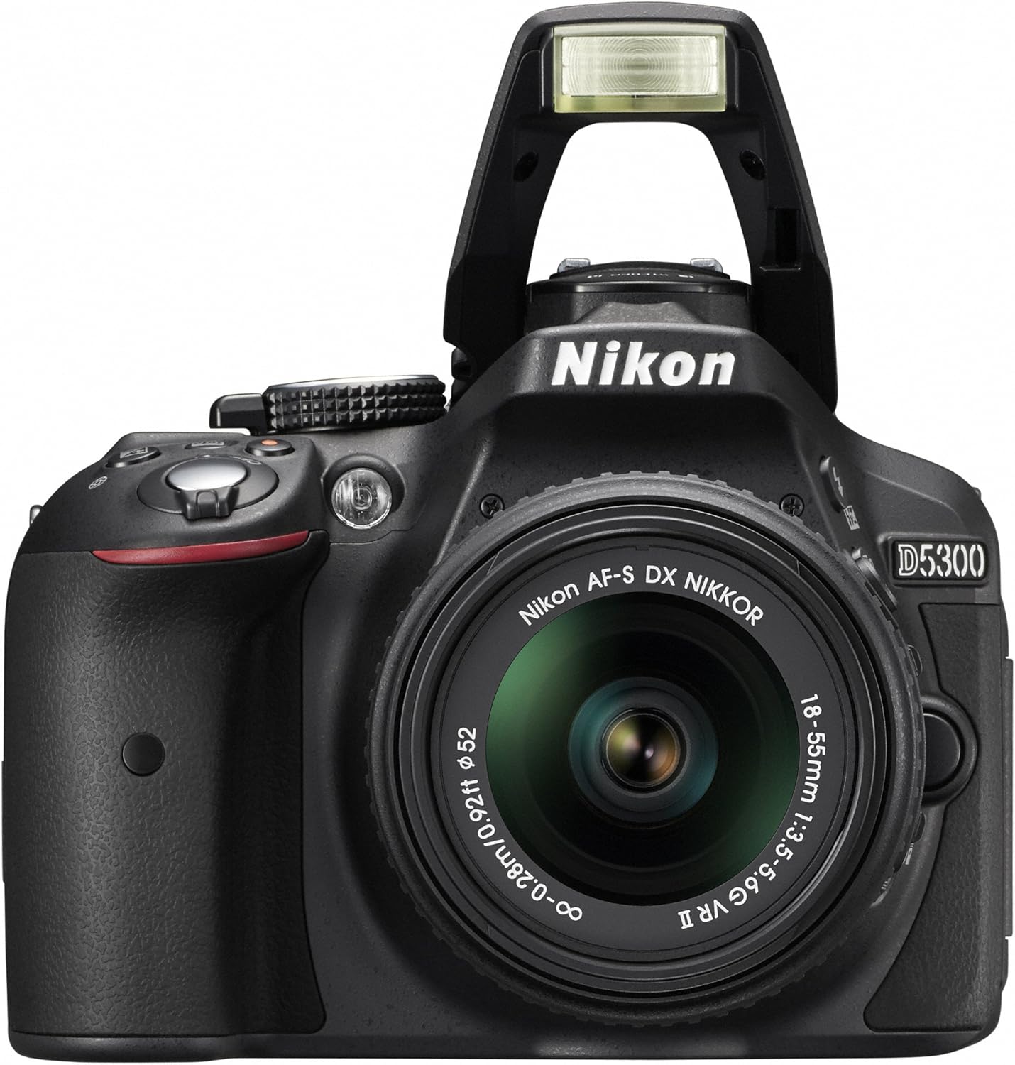 Nikon DSLR Camera D5300 18-55mm VR II Lens Kit Black 24 MP 3.2 inch LED Screen D5300LK18-55VR2BK