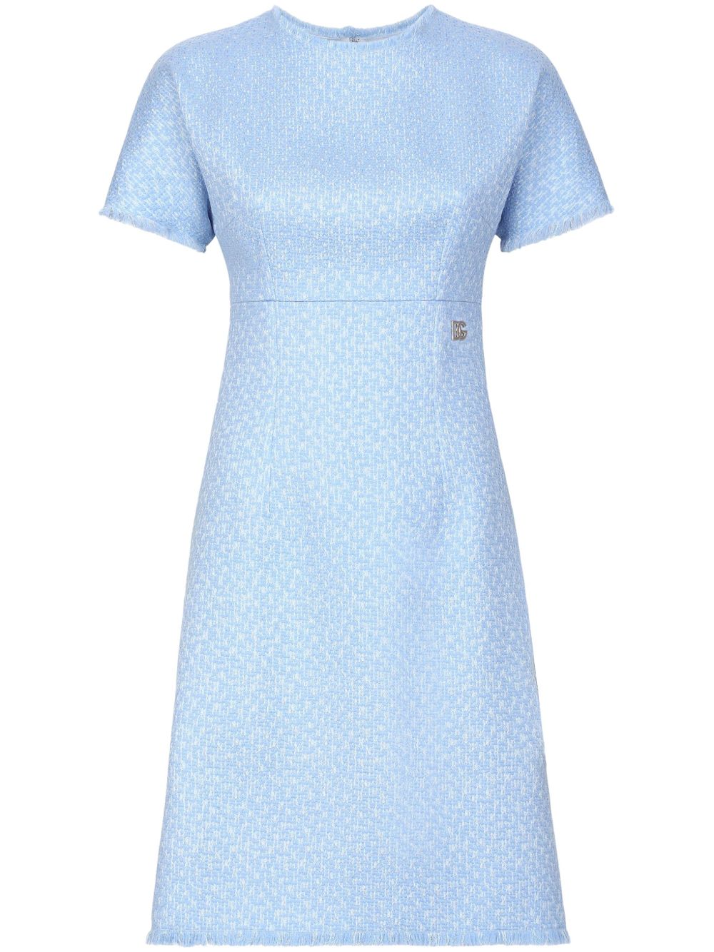 Dolce Gabbana DGロゴ付きのDolce&Gabbana Rachel Tweedドレス - Image 5