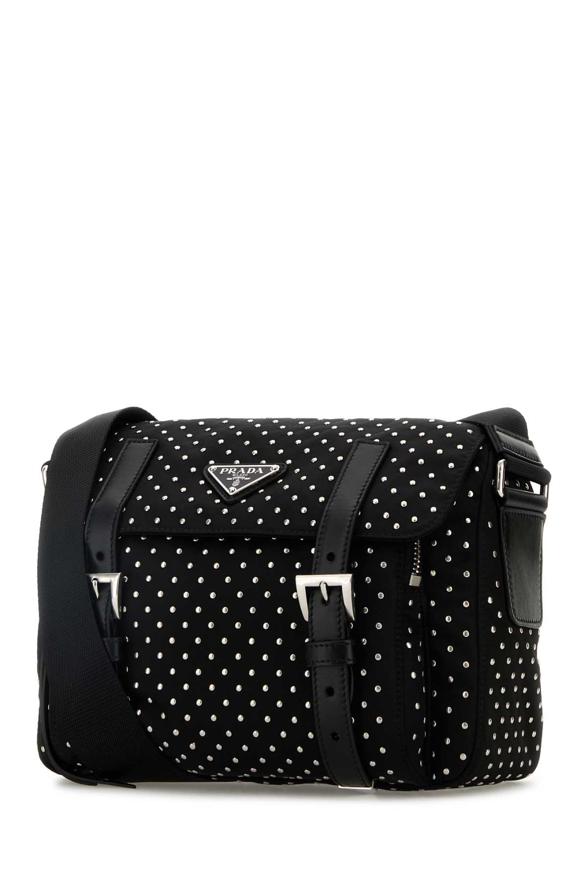 Prada プラダブラックReナイロンクロスボディバッグ - Image 5