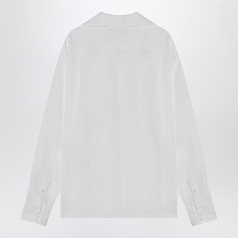 Dolce ドルチェ&ガッバーナホワイトリネンシャツ - Image 5