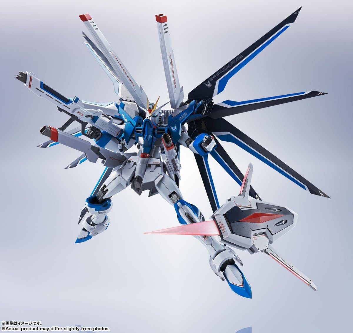 Metal Robot Spirits, Mobile Suit Gundam SEED FREEDOM, Rising Freedom Gundam, Approx. 5.5 inches (140 mm), ABS & PVC & Die Cast Pre-painted Action Figure