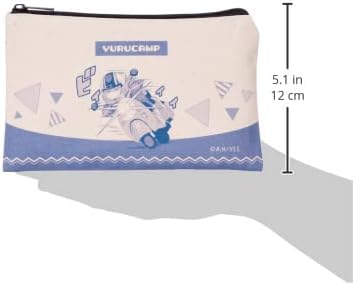 License Agent Yurucamp Flat Pouch Design 03 (Shima Rin/B)