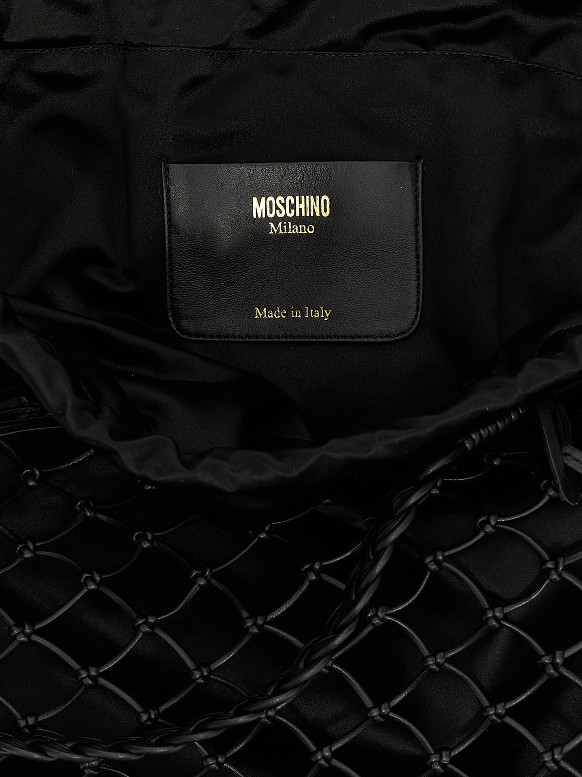Moschino モスキーノ織りナッパレザーショッピングバッグ - Image 5
