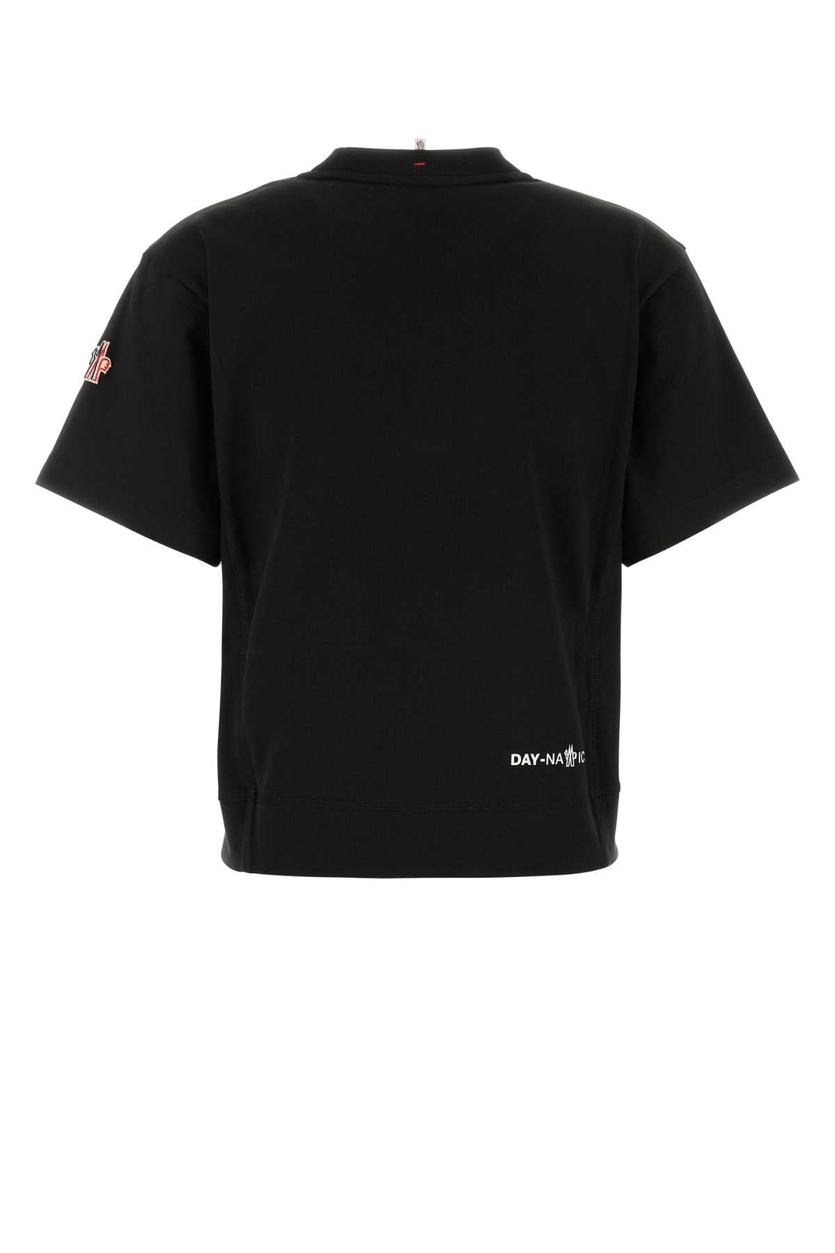 Moncler モンクラーグレノーブルブラックコットンTシャツ - Image 5
