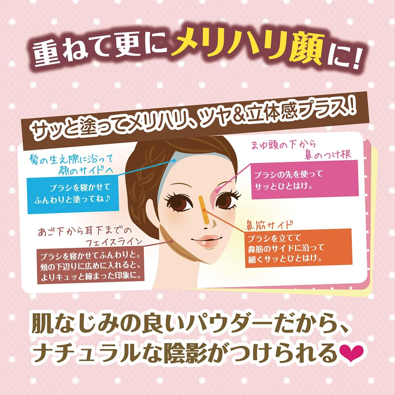 Canmake 03 Honey Rusk Brown Shading Powder, 0.2 oz (4.4 g)