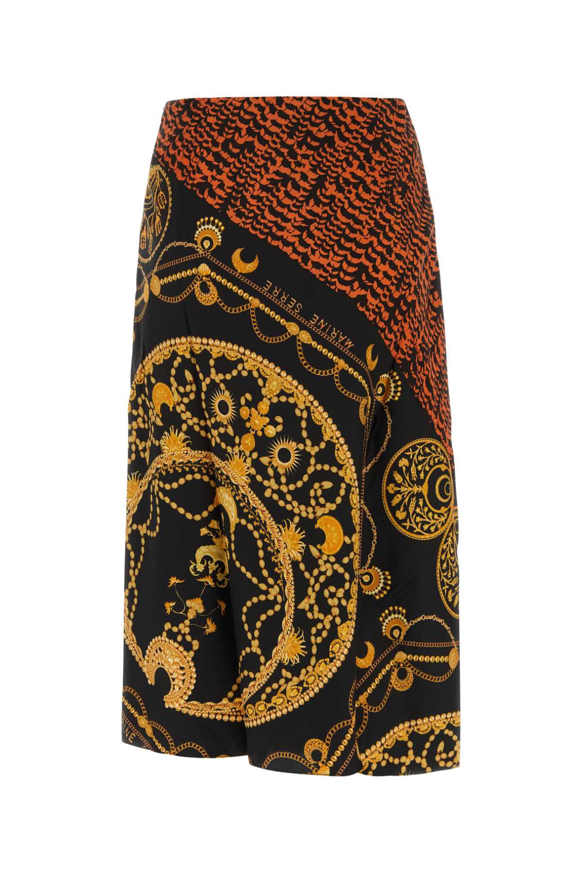 Marine マリンセールプリントサテンスカート - Image 5