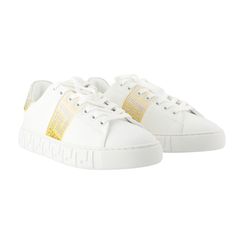 Versace 無料のバイオスニーカーヴェルサーチシルクホワイト - Image 5
