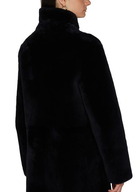 YVES SALOMON メリノラム リバーシブル コート - Image 5