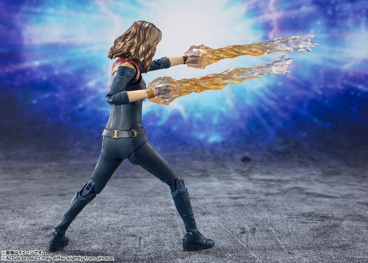 S.H. Figuarts Captain Marvel Approx. 5.9 inches (150 mm), ABS & PVC, Pre-painted Action Figure