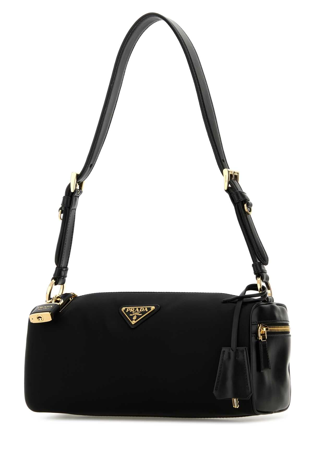 Prada プラダブラックナイロンショルダーバッグ - Image 5
