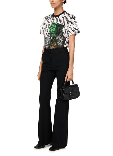 LOUIS VUITTON フラワーベース&シグネチャーオブリークモチーフTシャツ - Image 5