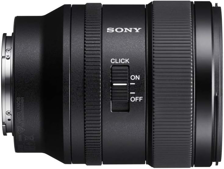 Sony E-Mount FE 24mm F1.4 GM Full Frame Wide Angle Prime Lens (SEL24F14GM), Black (Renewed)