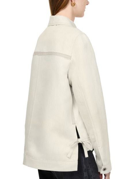 LOEWE Workwear jacket in cotton and linen - Image 5