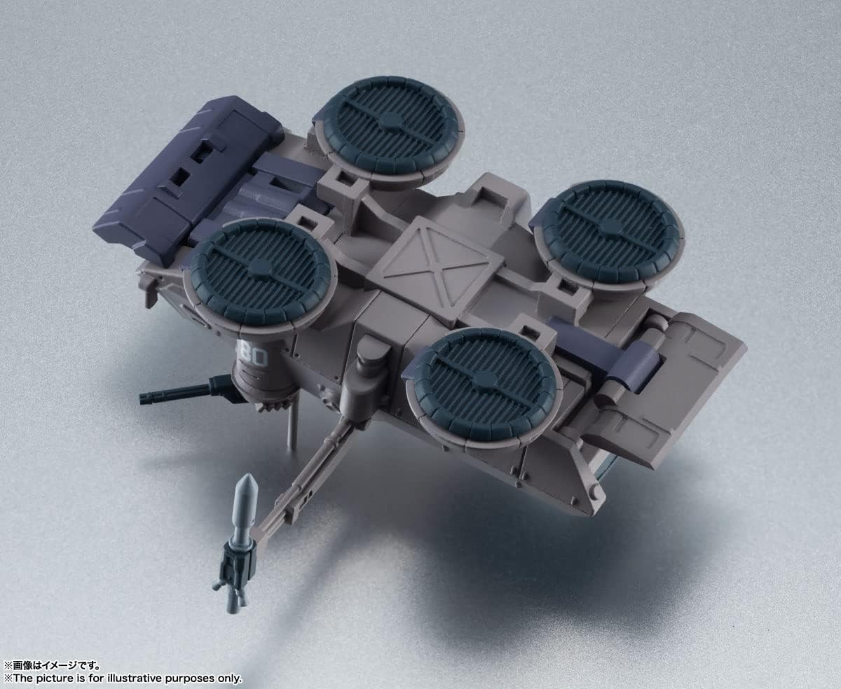 Robot Spirits BAS63296 Mobile Suit Gundam 08 MS Platoon Side MS 08 MS Platoon Option Parts Set 02 Version A.N.I.M.E. ABS