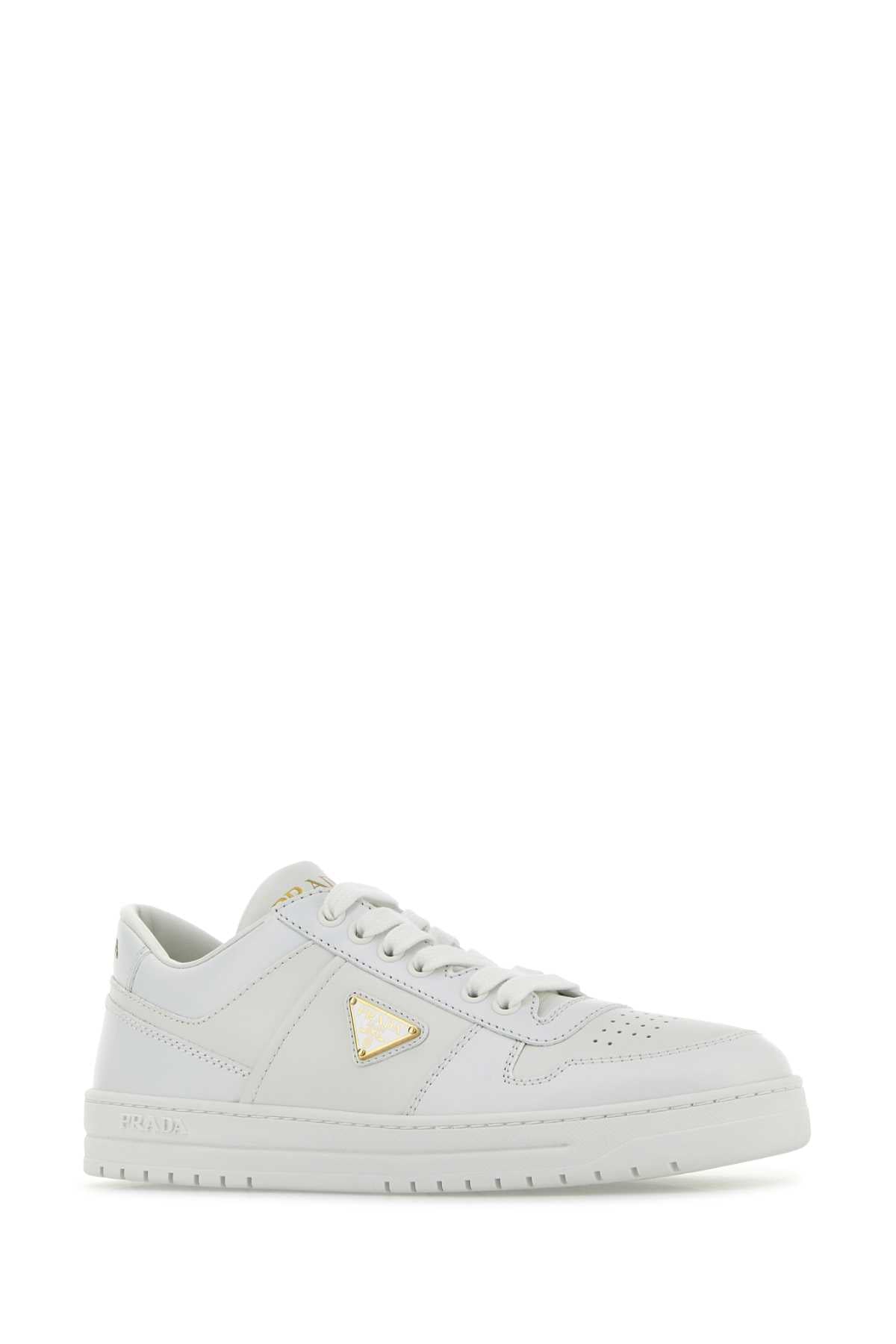 Prada プラダホワイトレザーダウンタウンスニーカー - Image 5