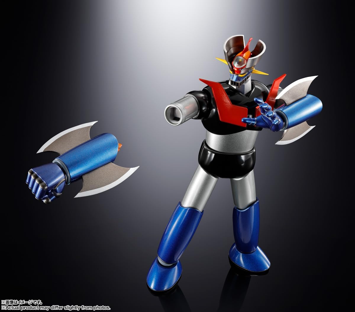 TAMASHII NATIONS Soul of Chogokin GX-117 Mazinger Z (Reinforced Type) Leather Shinka -KAKUMEI SHINKA- Approx. 6.5 inches (165 mm), Die-cast & ABS, Painted Action Figure