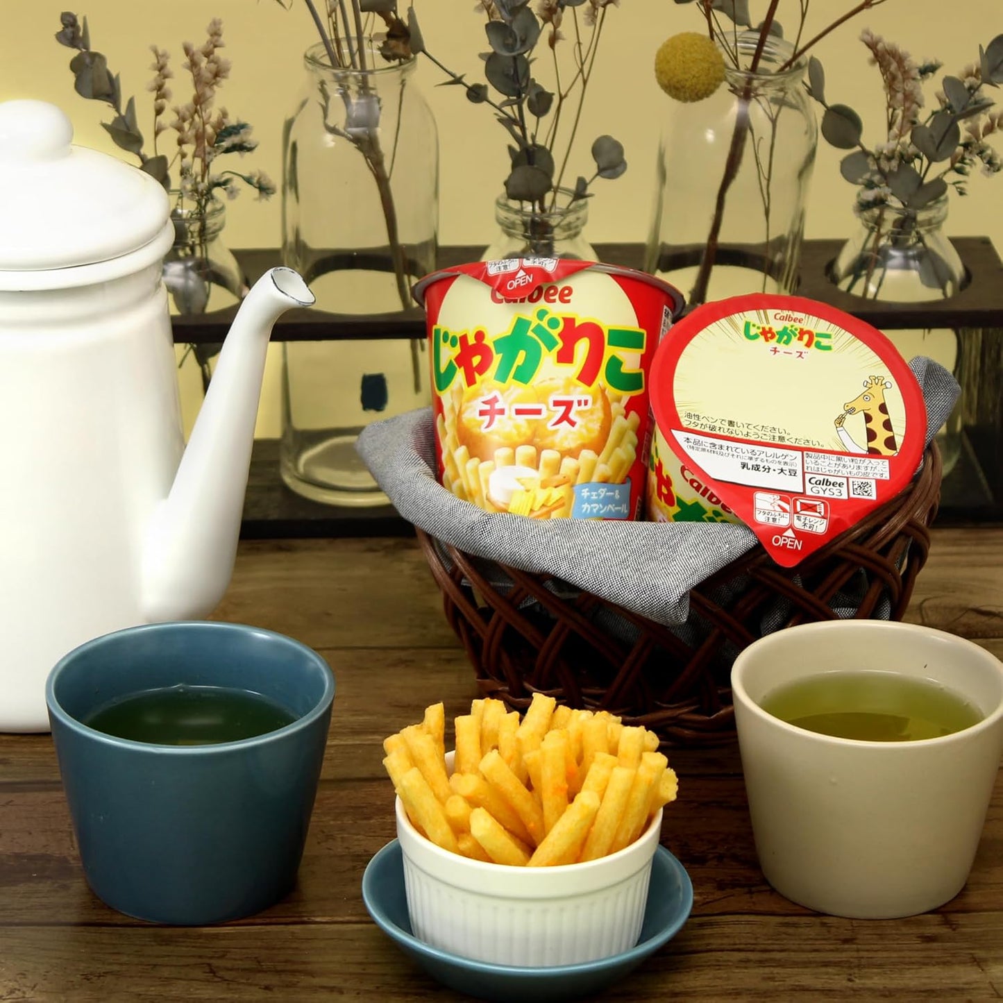 Calbee Jagarico Cheese Large Size 2.3 oz (66 g) x 12 Packs