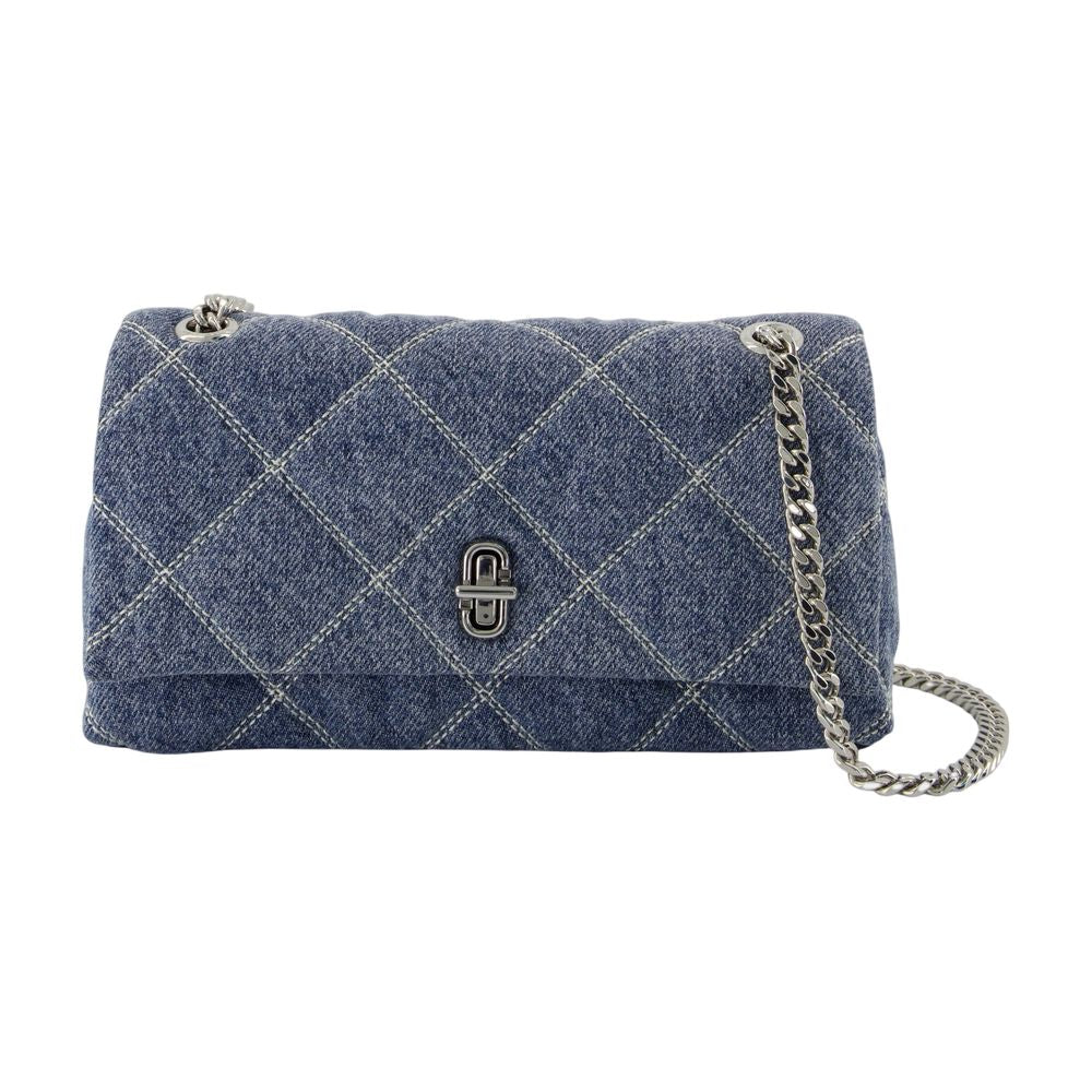 Marc チェーンマークジェイコブスコットンブルーのデュアルチェーンウォレット - Image 5