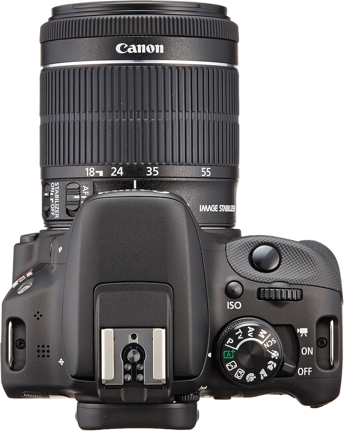 Canon EOS Kiss X7 Digital SLR Camera Double Zoom Kit, EF-S18-55mm/EF-S55-250mm Included, KISSX7-WKIT (Refurbished)