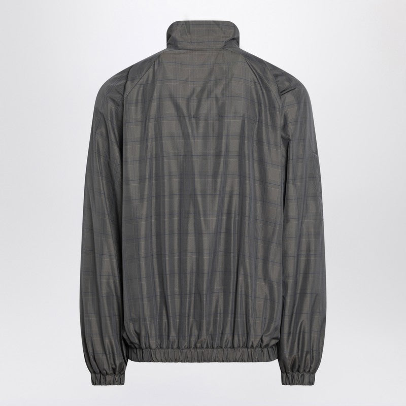 Balenciaga バレンシアガグレー/ブルーナイロンジップアップジャケット - Image 5