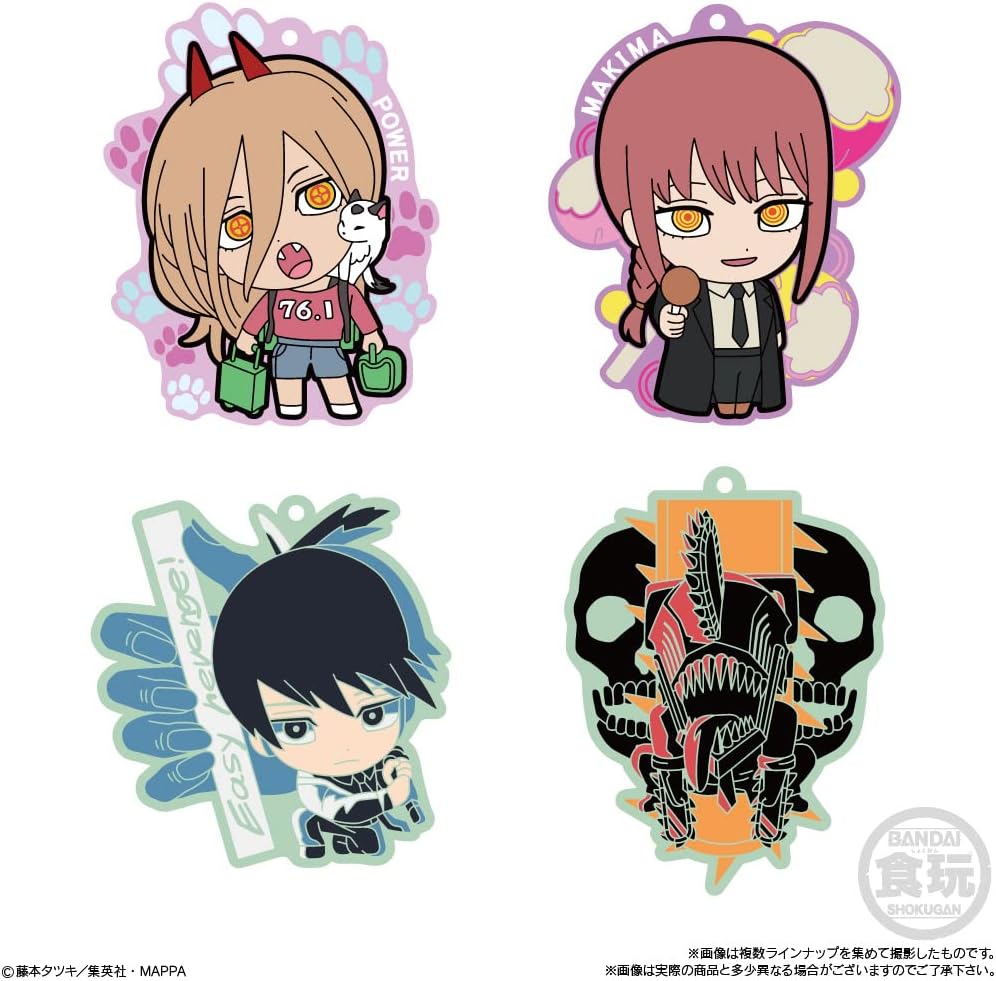 Chain Sawman Laboration, Pack of 12, Candy Toy, Chewing Gum (Anime)