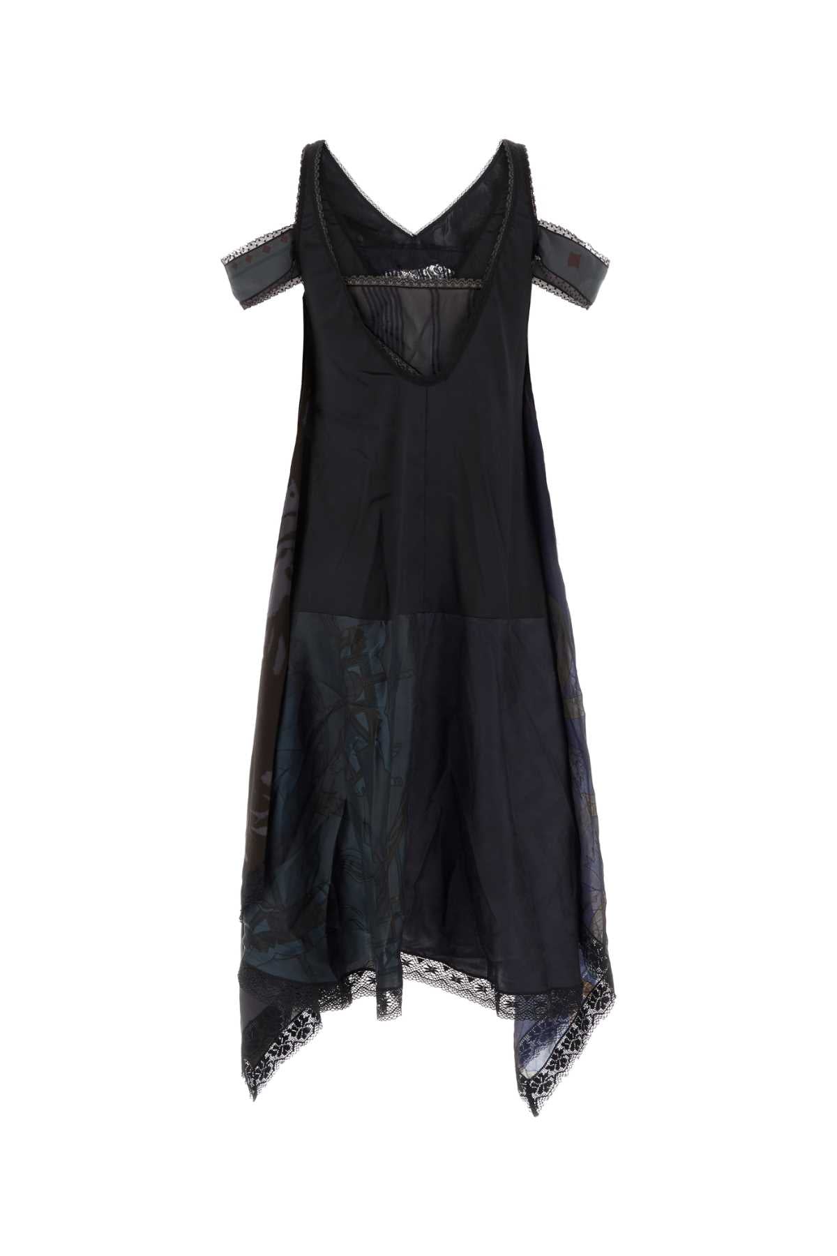 Marine マリンセールマルチカラーシルクドレス - Image 5