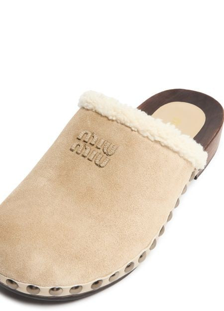 MIU MIU Shearling clogs - Image 5