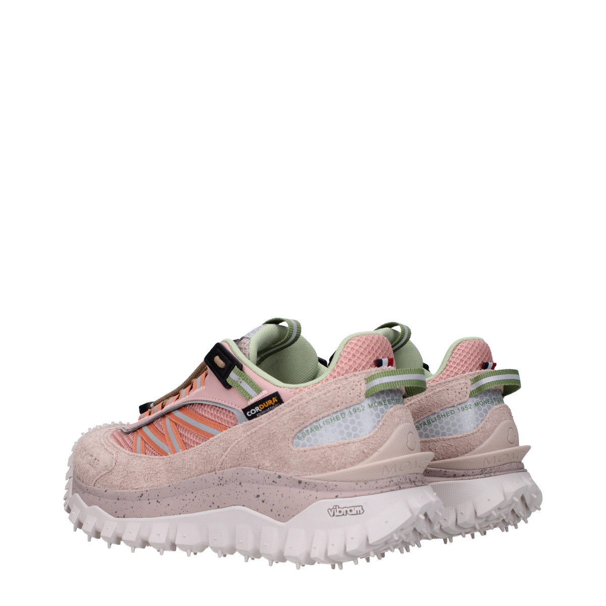 Moncler モンクラースニーカートレイルグリップビブラム女性スエードピンク - Image 5