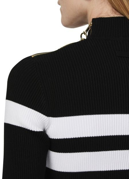 JEAN PAUL GAULTIER ビスコースニット製 半袖セーター - Image 5