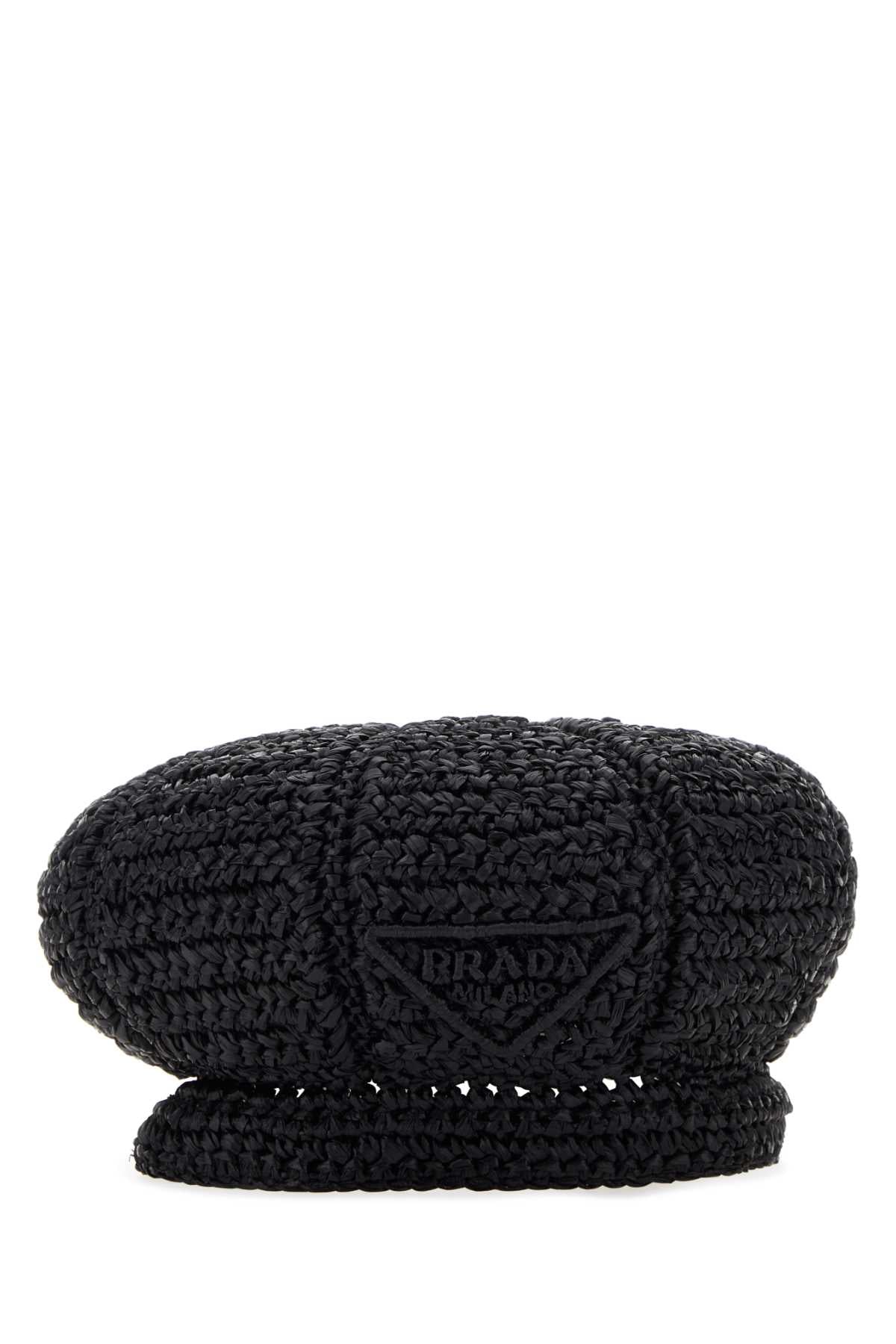 Prada プラダブラックラフィアベイカーボーイハット - Image 5