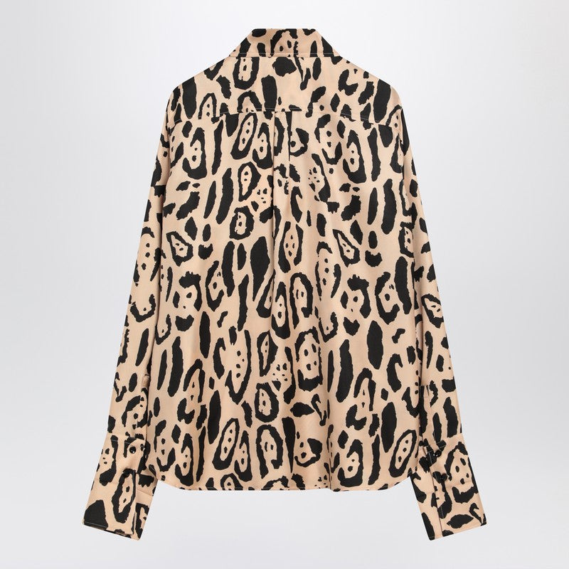 Sportmax SportMaxシルクアニマルプリントシャツ - Image 5