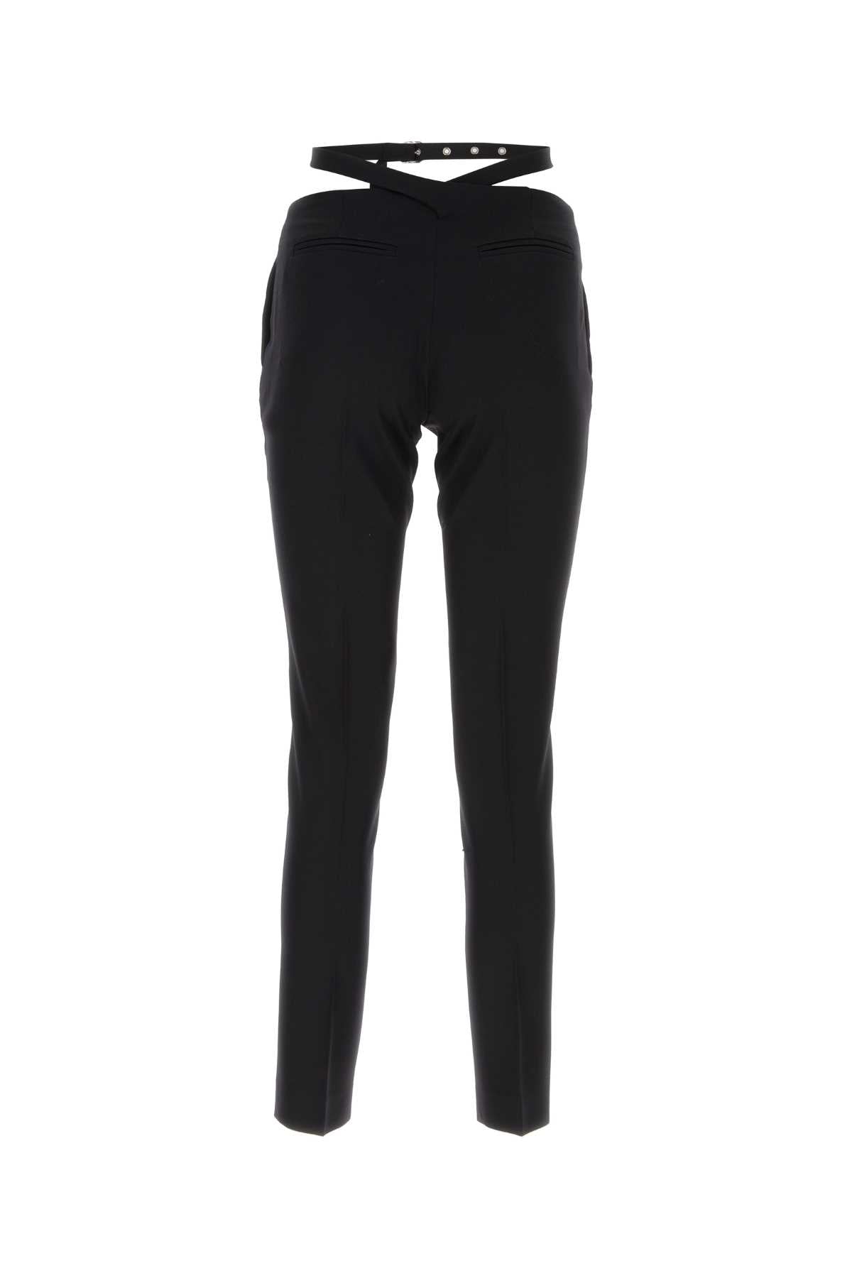 The Attico Black Jersey Pant - Image 5