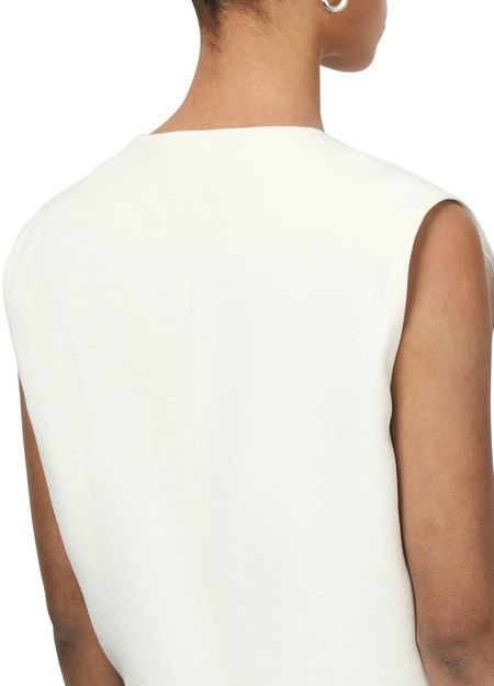 LOULOU STUDIO Esme ビスコース クルーネックベスト - Image 5