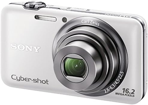 Sony Cybershot WX7 Digital Camera, 16.2 Megapixel CMOS, 5 Optics, White, DSC-WX7/W
