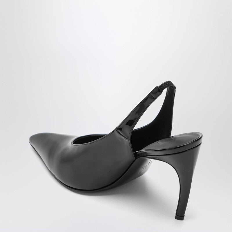 The Attico Black Viper Slingback - Image 5
