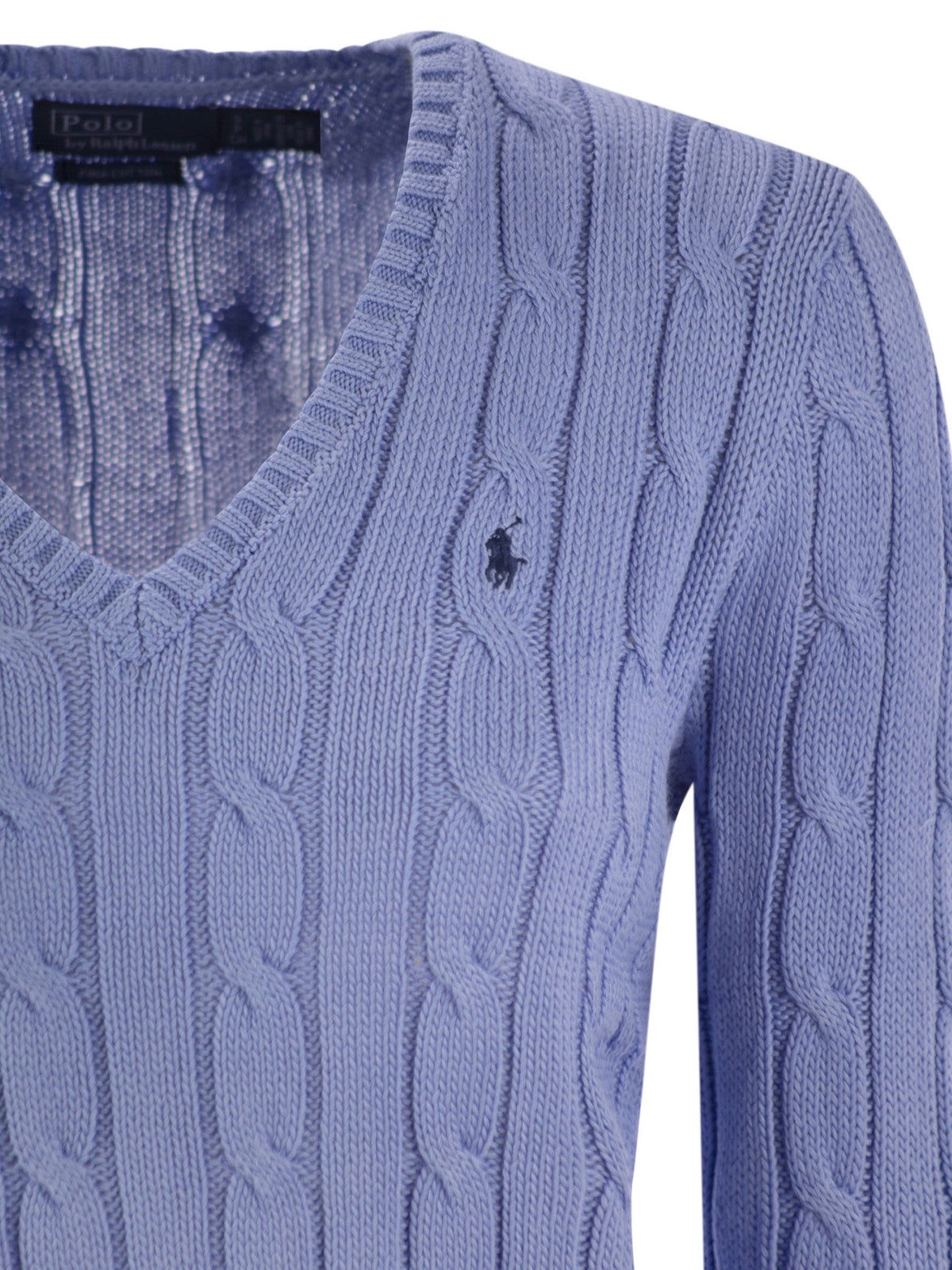 Polo Polo Ralph Lauren Plaited Cotton V Neck Seater - Image 5