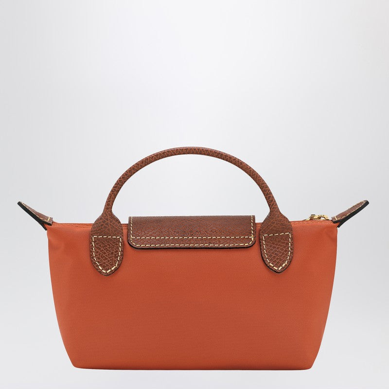 Longchamp Longchamp Le Pliageオリジナルレンガ色のクラッチバッグ - Image 5