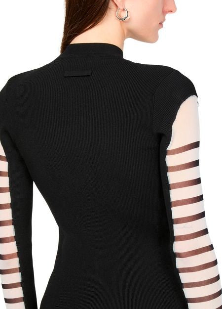 JEAN PAUL GAULTIER Mariniere メッシュ混 長袖セーター - Image 5