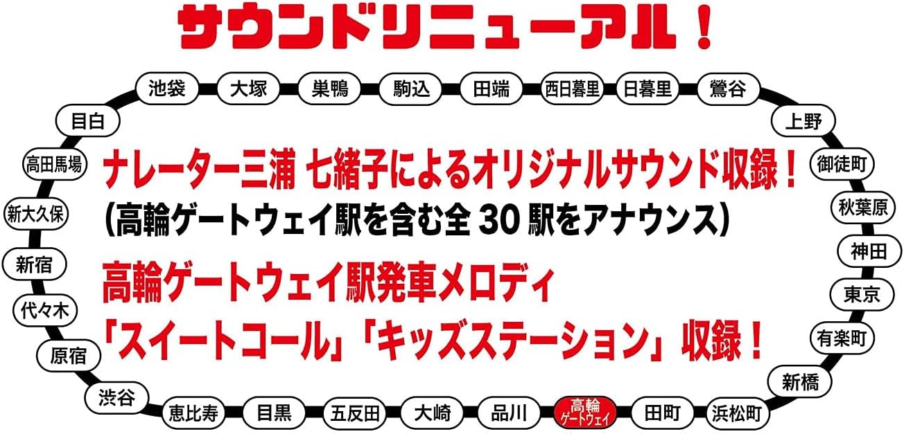 Toykyo Sound Train E235 Series Yamanote Line (Renewed) Unisex