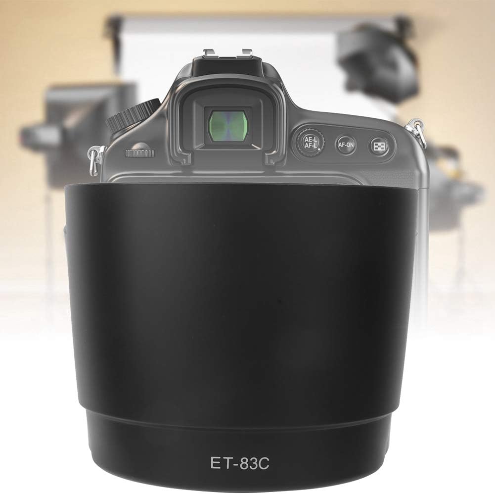 Vbestlife ET-83C for Canon EF 100-400mm f/4.5-5.6L Lens Black Plastic Mount Lens Hood Heavy Duty Durable Abrasion Resistant